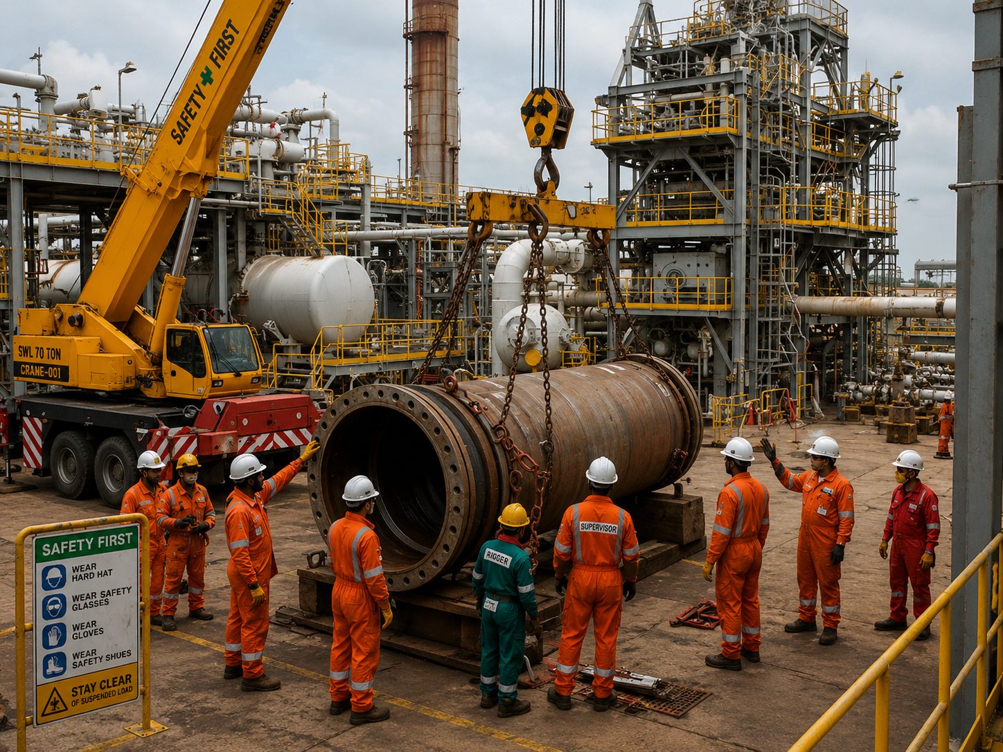 Industrial technical services in the field